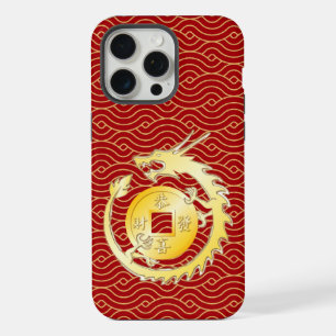 Chinese Lunar New Year 2024 Wood Dragon iPhone 15 Pro Max Case