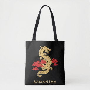 Chinese Lunar New Year Dragon 2024 Personalised Tote Bag
