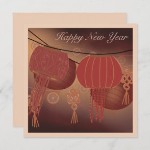 Chinese Lunar New Year Lucky Holiday Card