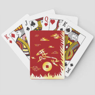 Chinese Lunar New Year of the Horse 2026 4724 Fire Playing Cards