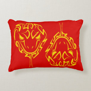 Chinese Lunar New Year of the Snake 2025 4723 Wood Decorative Cushion