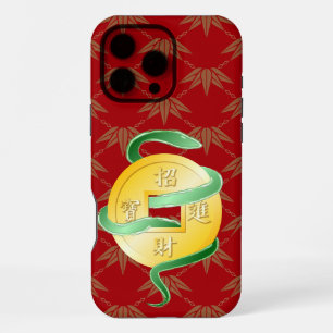 Chinese Lunar New Year of the Snake 2025 Wealth iPhone 16 Pro Max Case