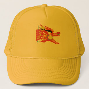Chinese Lunar New Year Red Dragon 2024  Trucker Hat