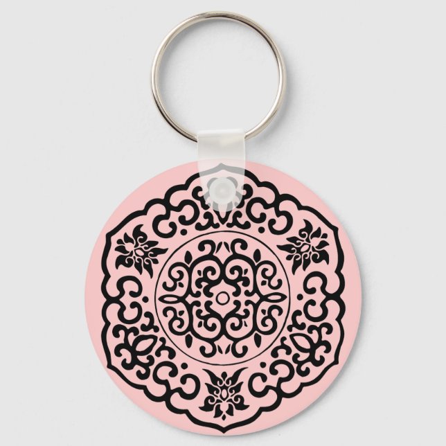 Chinese Medallion back Key Ring (Front)