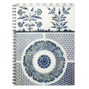 Chinese Medallion: Indigo Blue Chinoiserie Notebook