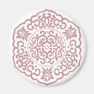 Chinese Medallion pink Magnet