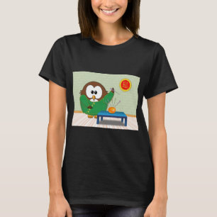 Chinese medicine owl - tshirt