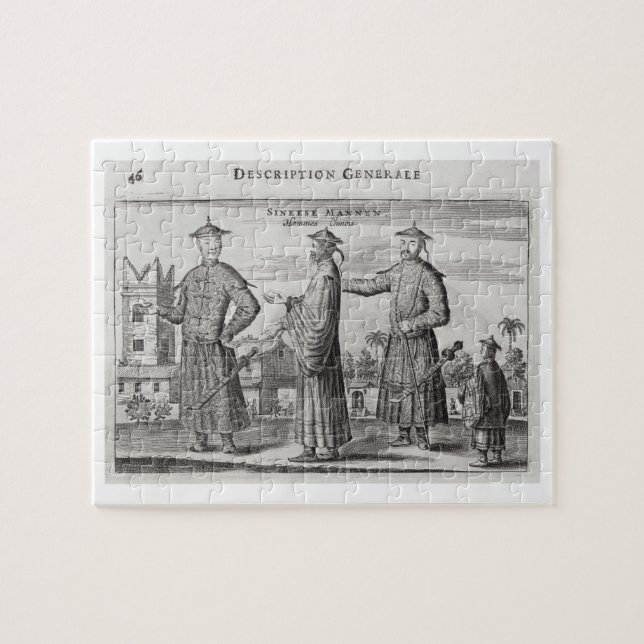 Chinese Men, a General Description from an account Jigsaw Puzzle (Horizontal)