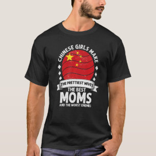 Chinese Mom China Mothers Day Mama Chinese America T-Shirt