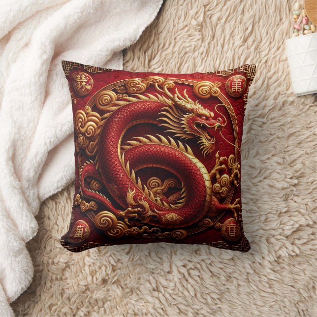 Chinese New Lunar Year of Dragon, Cushion (Blanket)