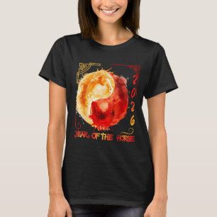 Chinese New Lunar Year Of The Horse 2026 T-Shirt