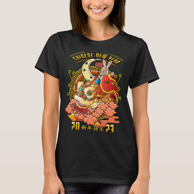 Chinese New Rabbit Year Zodiac Chinese New Year 20 T-Shirt (Front)