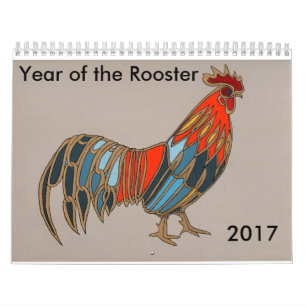 Chinese New Year 2017 - Year of the Rooster Calendar