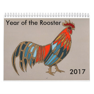Chinese New Year 2017 - Year of the Rooster Calendar