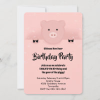 Chinese New Year 2019 Earth Pig Birthday Party