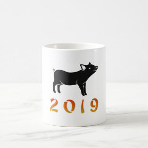 Chinese New Year 2019 Pig Coffee Mug