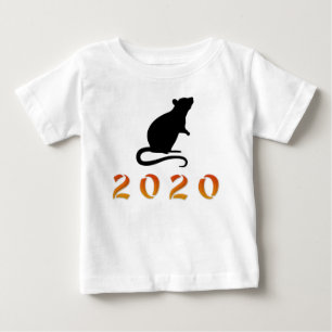 Chinese New Year 2020 Rat Baby T-Shirt