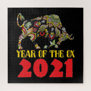 Chinese New Year 2021 - Year Of The Ox Jigsaw Puzzle