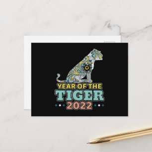 Chinese New Year 2022 - White Tiger Postcard