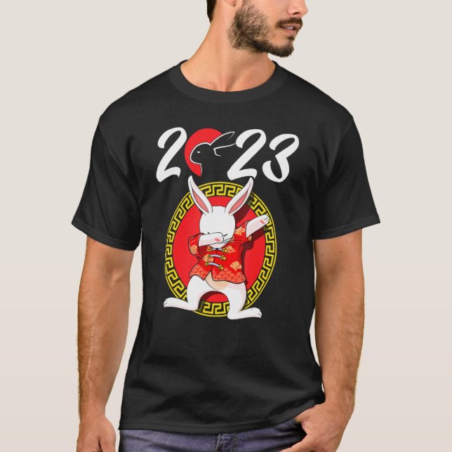Chinese New Year 2023 Clothes Boy Girl Year Of The T-Shirt (Front)