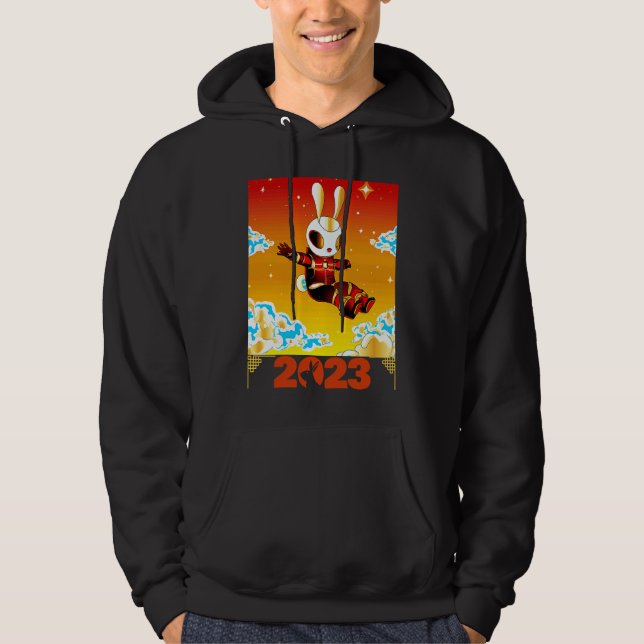 Chinese New Year 2023 Year Of The Rabbit 2023 Wome Hoodie (Front)
