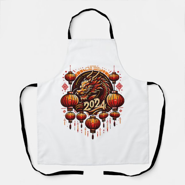  chinese new year 2024 apron (Front)