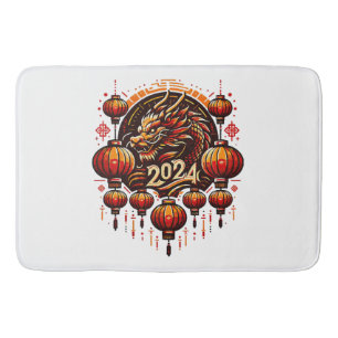 chinese new year 2024 bath mat