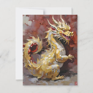 Chinese New Year 2024 C - Dragon - Oils Holiday Card