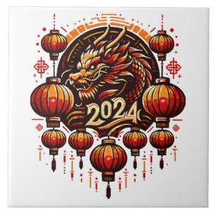 chinese new year 2024 ceramic tile