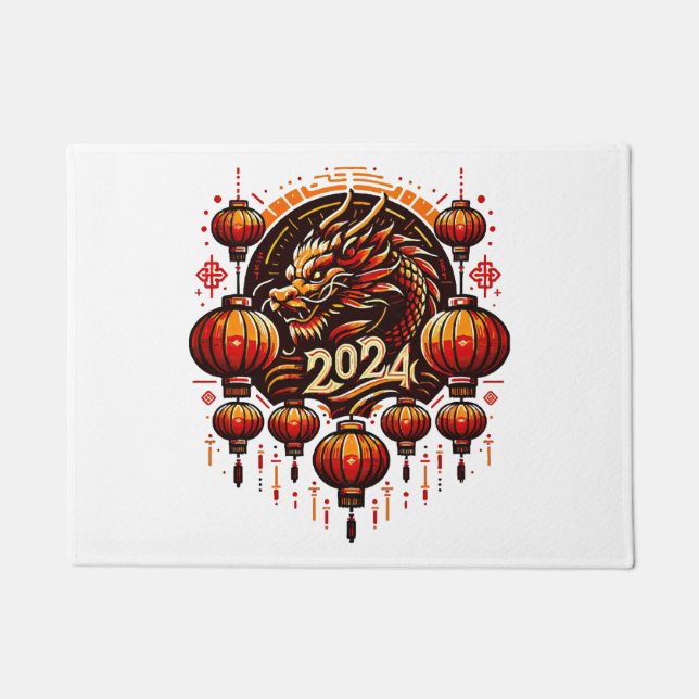  chinese new year 2024 doormat (Front)
