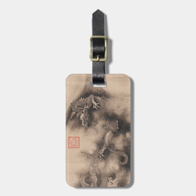 Chinese New Year 2024 Painting Dragon Luggage Tag (Front Vertical)