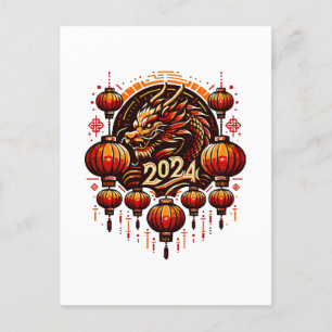chinese new year 2024 postcard