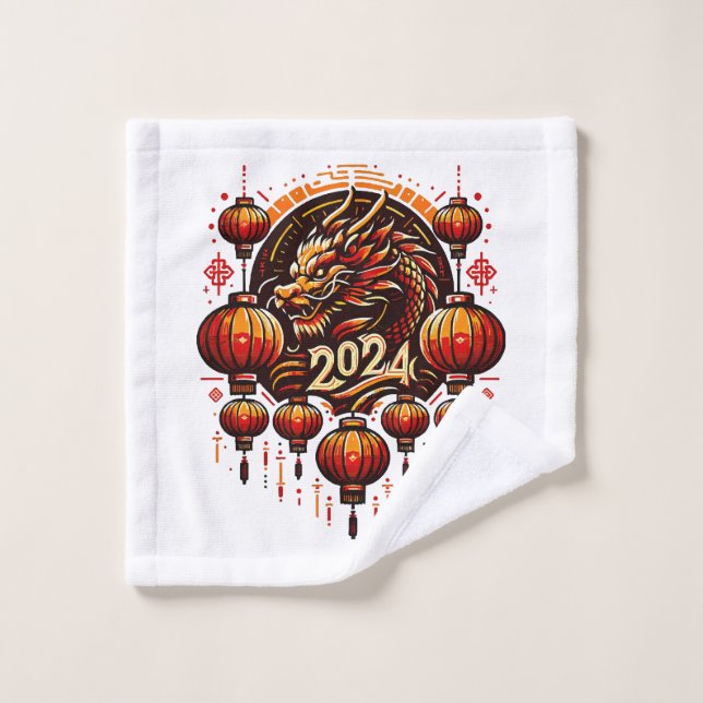  chinese new year 2024 wash cloth (Wash Cloth)