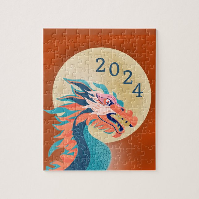 Chinese New Year 2024 Year of Dragon Jigsaw Puzzle (Vertical)