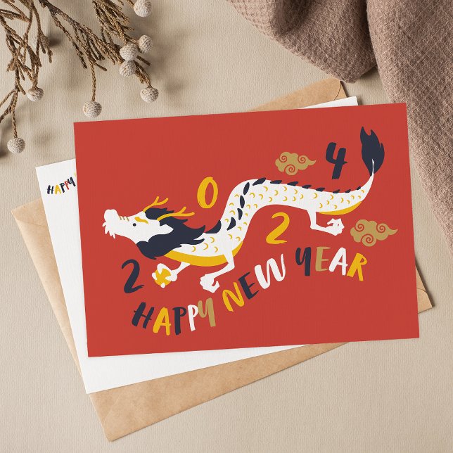 Chinese New Year 2024 Year Of Dragon Postcard (Creator Uploaded)