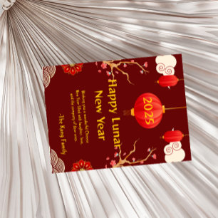 Chinese New year  2025 Holiday Postcard