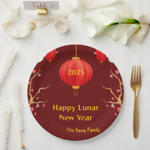 Chinese New year  2025 Paper Plate