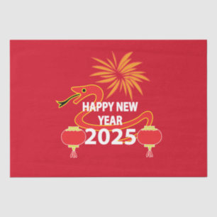 Chinese New Year 2025 Snake Chinese New Year Tissue Paper