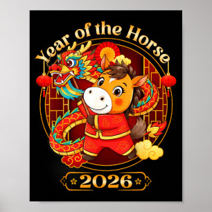 Chinese New Year 2026 Clothes Boys Girls Year Of T Poster