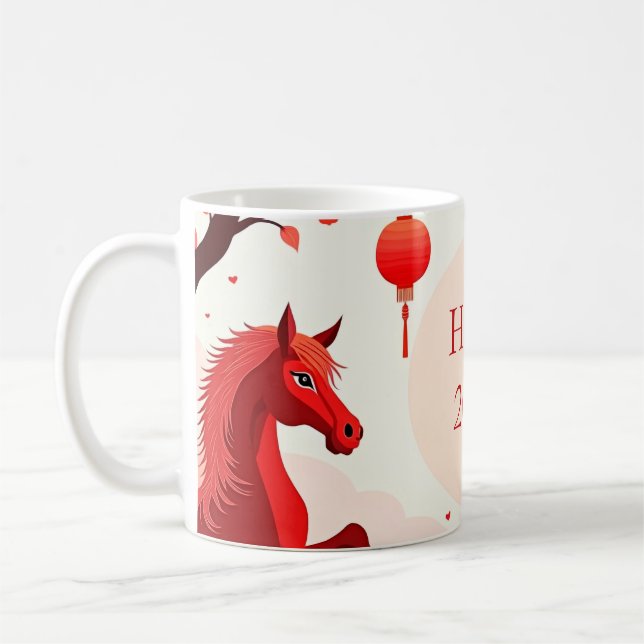 Chinese new year 2026 coffee mug (Left)