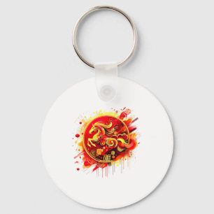 Chinese New Year 2026 Horse Happy Chinese New Year Key Ring