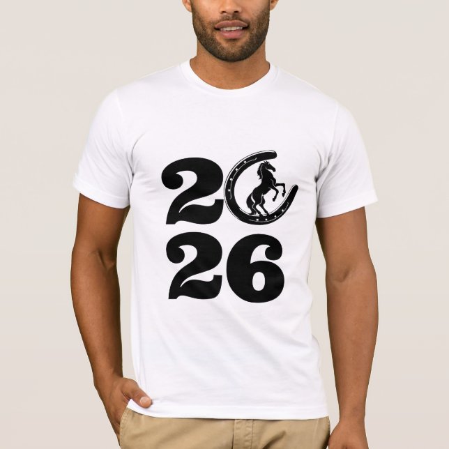 Chinese New Year 2026 of the Horse - Custom 2026 T-Shirt (Front)