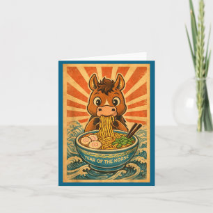 Chinese New Year 2026 Of The Horse Ramen Lunar New Card