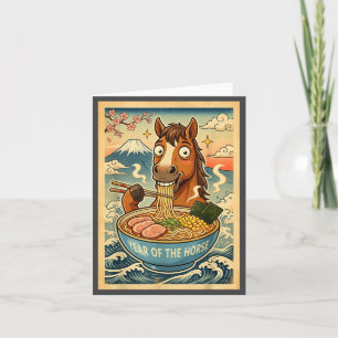 Chinese New Year 2026 Of The Horse Ramen Lunar New Card