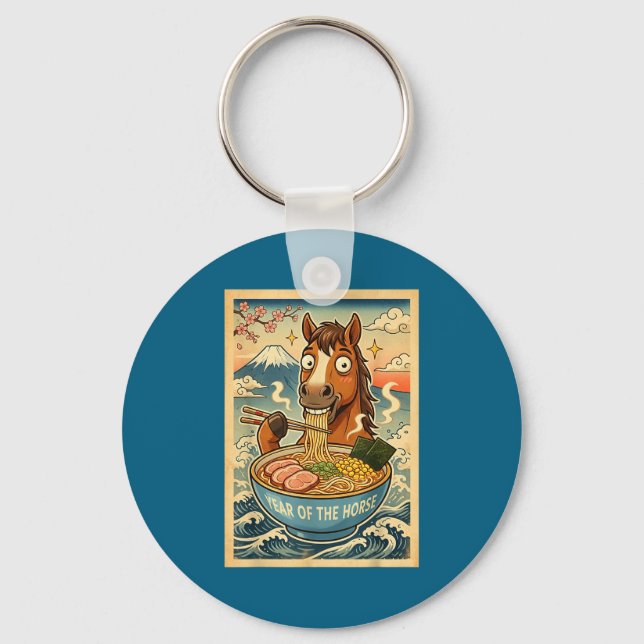 Chinese New Year 2026 Of The Horse Ramen Lunar New Key Ring (Front)