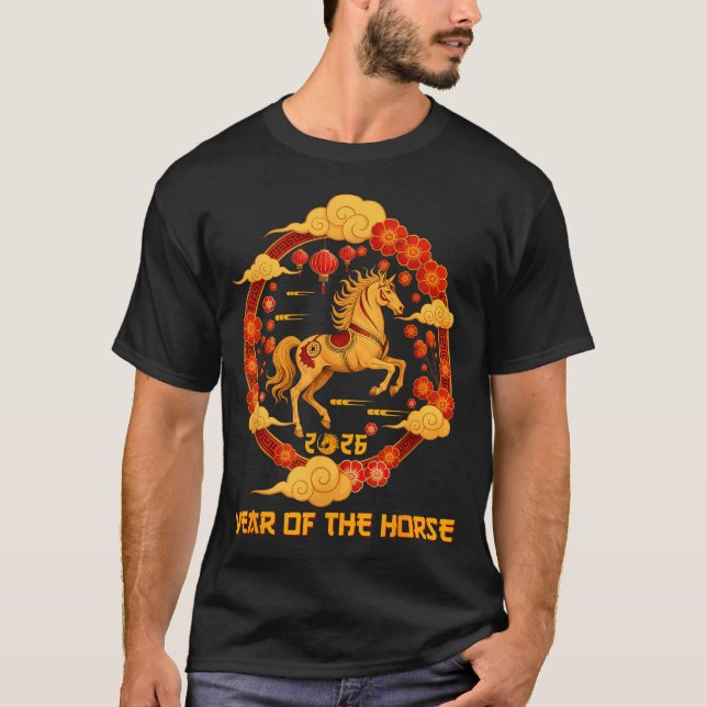 Chinese New Year 2026 Year Of The Horse 2026  T-Shirt (Front)
