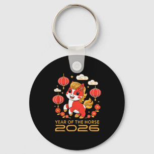 Chinese New Year 2026 Year Of The Horse 2026 Women Key Ring
