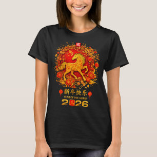 Chinese New Year 2026 Year Of The Horse Lunar New T-Shirt