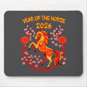 Chinese New Year 2026 Year Of The Horse  Mouse Pad