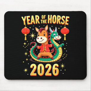 Chinese New Year 2026 Year Of The Horse Mouse Pad